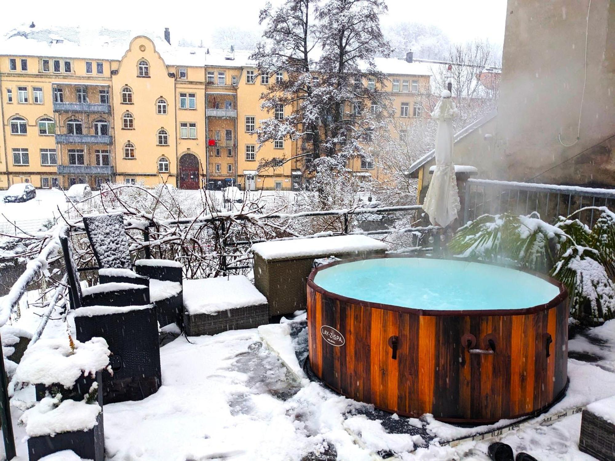 Zi2 - Urlaubsmagie - Whirlpool, Sauna Und Garten Apartment Sebnitz Luaran gambar